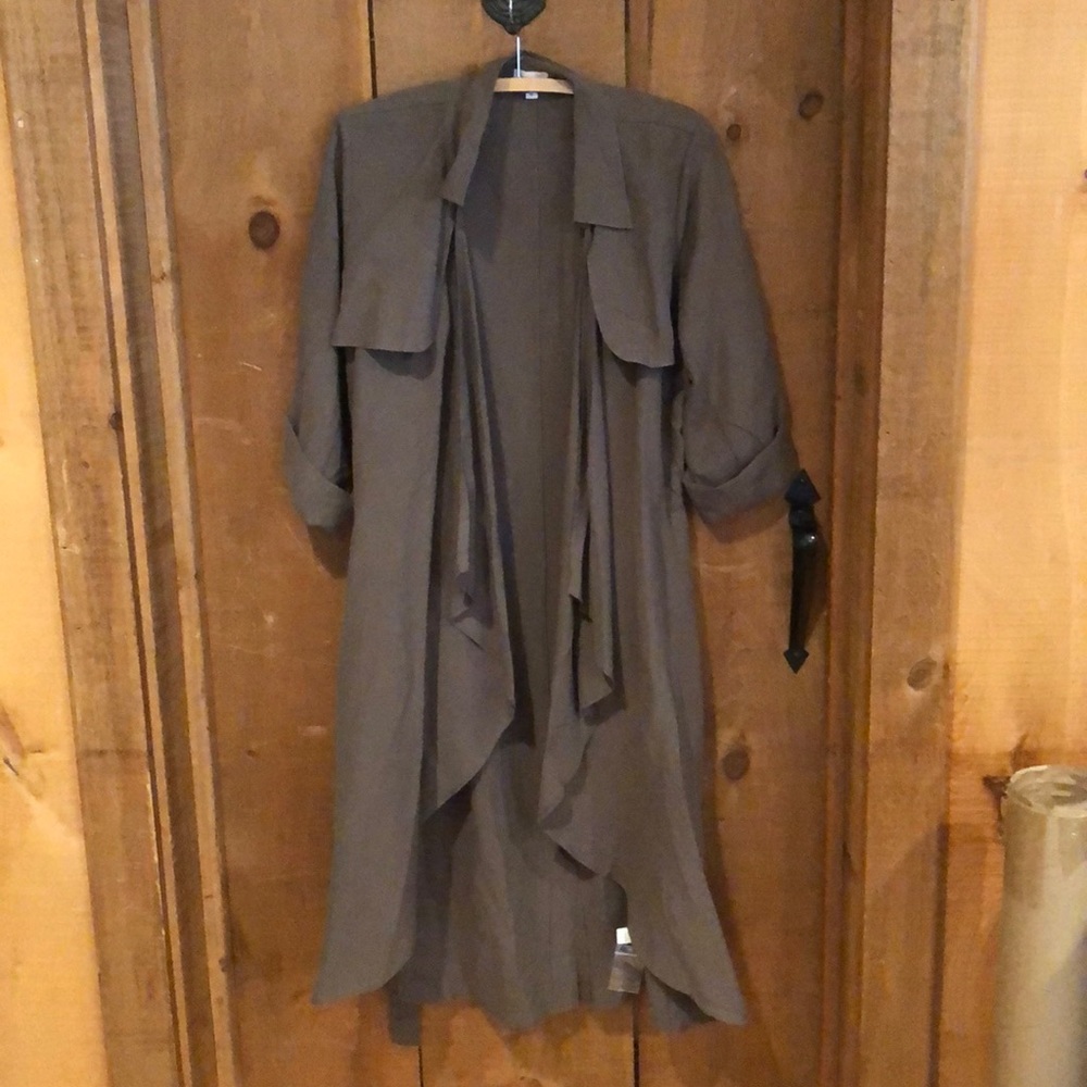 Garnet Hill Olive Jacket